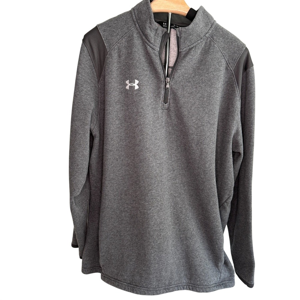 Under Armour Mens Quarter Zip Fleece Sweatshirt XL Athleisure Sports Gorpcore